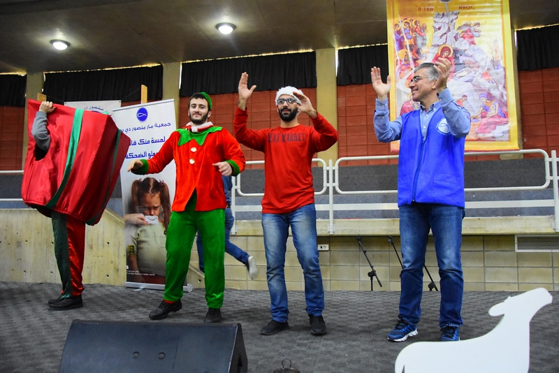 Saint Vincent de paul celebrating Christmas at Jesus & Mary school